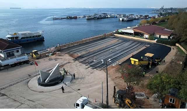 1 mart vapur iskelesi otoparki yuzde 85 tamam