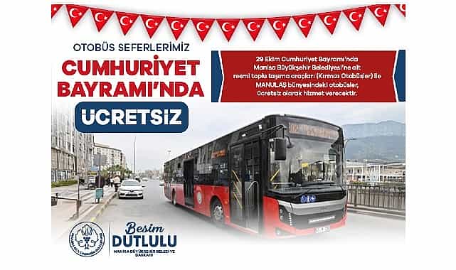 29 ekimde ulasim ucretsiz olacak