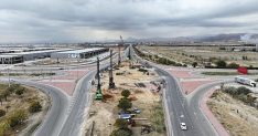 tramvay hatti calismasi kapsaminda tumosan kavsaginda yol genisletme calismasi basladi