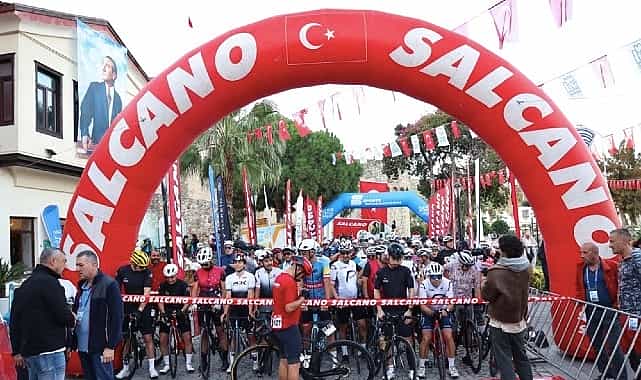 veloturk gran fondo cesmede pedallar baris ve spor icin dondu