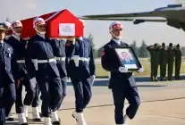 Eskişehir’de Uçak Kazasında Şehit Olan İki Subaya Tören