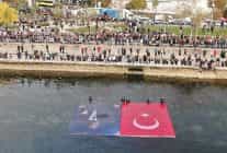 10 kasimda ataturk icin el ele ataya saygi zinciri