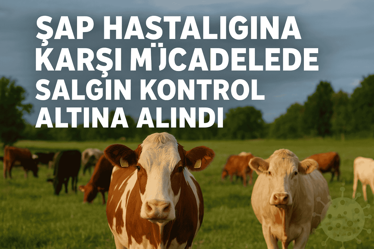 Şap Hastalığına Karşı Mücadelede Salgın Kontrol Altına Alındı!
