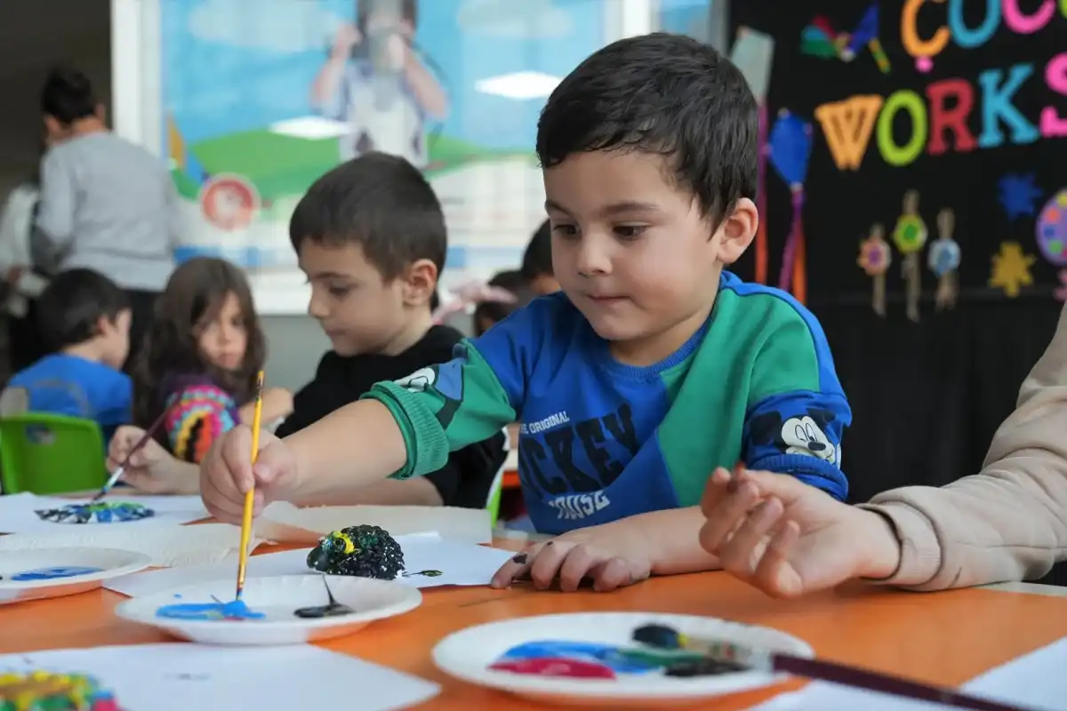 Keçiörenli Çocuklar Ara Tatil Workshop’unda Doyasıya Eğlendi