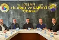 Süper Amatör Temsilcisi Keşanspor’dan Keşan TSO’ya Nezaket Ziyareti