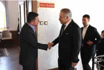 baskan ari emniyet muduru karamani makaminda agirladi