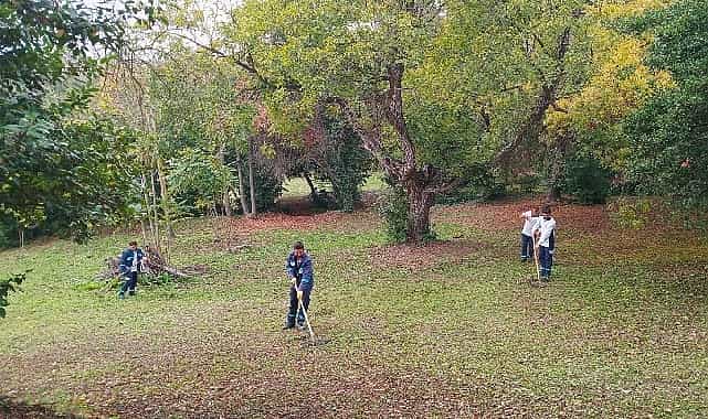 darica millet bahcesinde temizlik seferberligi