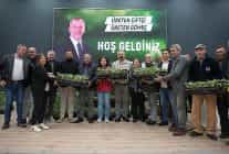 gomec belediyesinden enginar fidani dagitim toreni