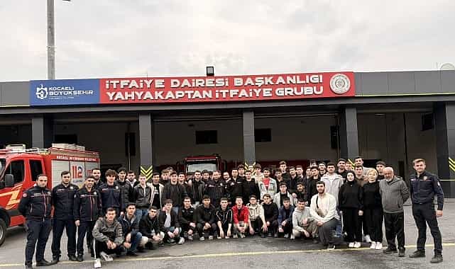 kou ogrencilerine itfaiye teskilati tanitildi