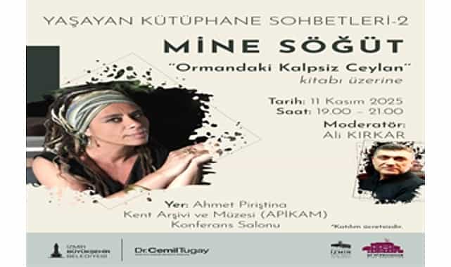 mine sogut yasayan kutuphane sohbetlerine konuk oluyor