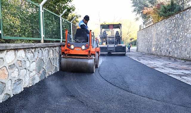 osmangazi belediyesi calisiyor yollar guzellesiyor