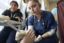 podoloji bolumu ogretim elemanlari ve ogrencilerinden dunya diyabet gununde tarama seferberligi