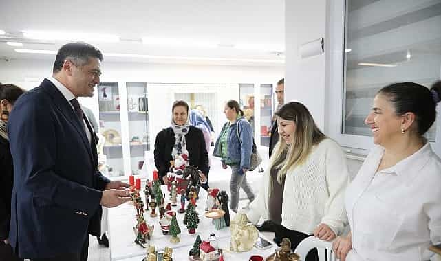 aliaga tupras halk egitimi merkezinden yeni yil sergisi