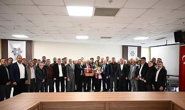 baskan cercioglu kosk ve sultanhisar muhtarlari ile bir araya geldi