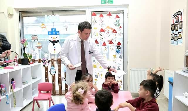 baskan erkan aydin meslegini cocuklara tanitti