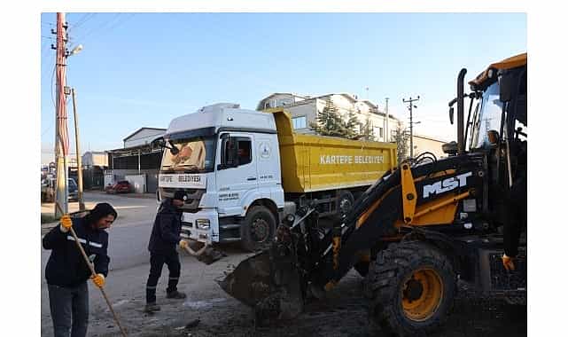 kartepe sanayi bolgesinde kapsamli temizlik calismasi