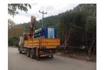 kemer belediyesi tarafindan 2 mahalleye daha mobil atik getirme merkezi