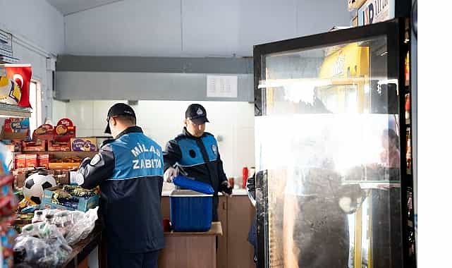 milas belediyesi zabitasindan okul kantinlerinde denetim