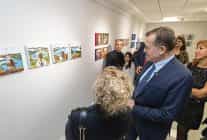 mini paint 4 resim sergisi yenisehirde acildi