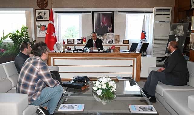 ogretmenlerden baskan topalogluna ziyaret