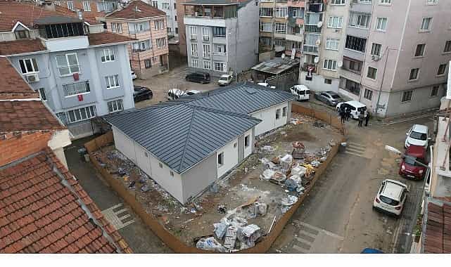 sinanbey mahallesinin yeni aile sagligi merkezi yukseliyor