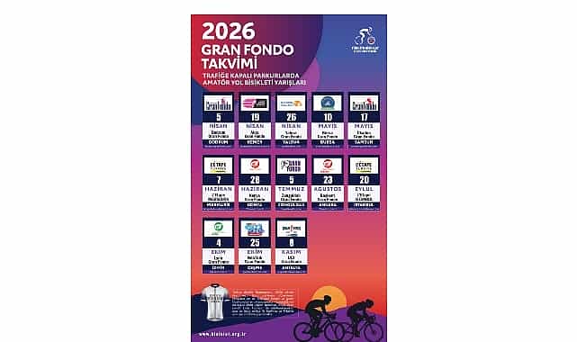 turkiye bisiklet federasyonu 2026 yili gran fondo yarislarinin takvimini acikladi
