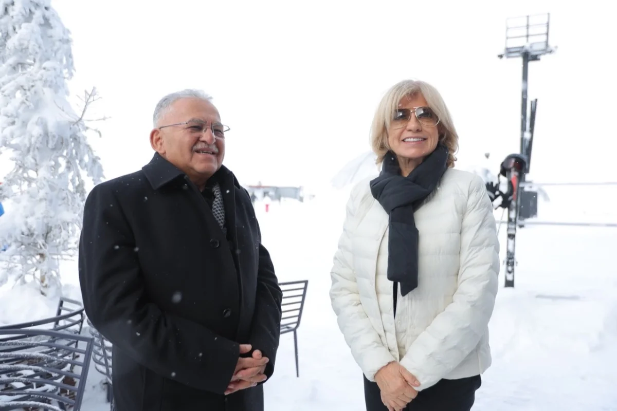 Tansu Çiller, Kayseri Ziyaretinde Erciyes’te