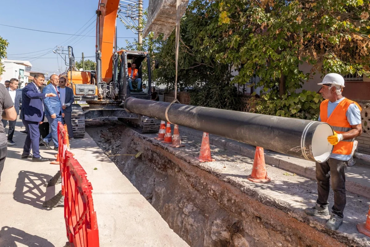 İzmir Sarnıç’ta İçme Suyu Hatları Modernize Ediliyor
