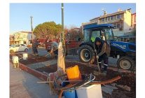 ekipleri soguk havaya karsin sahada