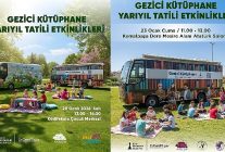 gezici kutuphane tatilde yollara cikiyor