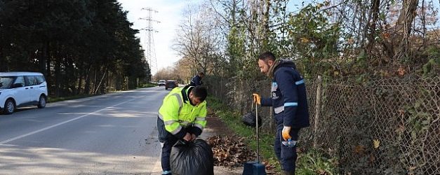 kocaeli buyuksehirden dip bucak temizlik