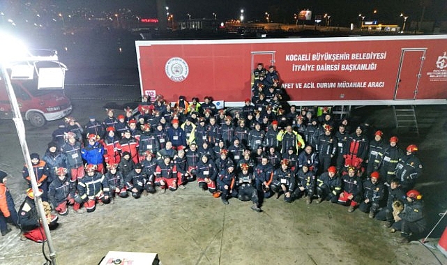 kocaeli itfaiyesi 2025te 13 562 vakaya mudahale etti