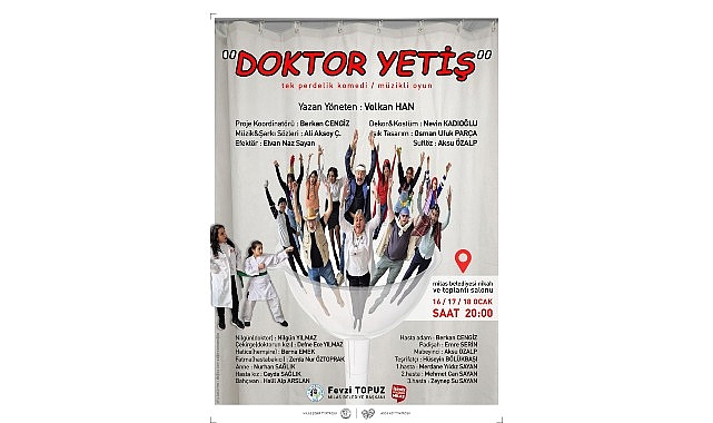 milas belediyesi doktor yetis adli tiyatro oyununu izleyicilerle bulusturacak