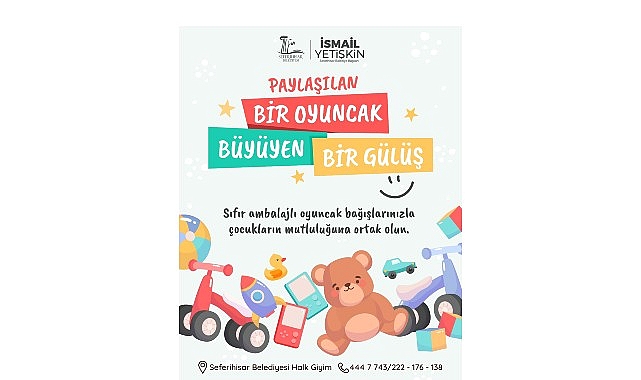 paylasilan bir oyuncak buyuyen bir gulus