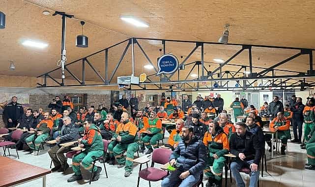 temizlik emekcilerine yeni yil ziyareti